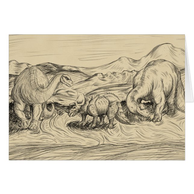 クラシック恐竜 (正面横)