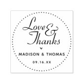 クラシック愛と感謝してい結婚の セルフインキングスタンプ (デザイン)