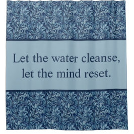 クラシック感動的引用文 シャワーカーテン