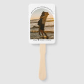 クラシック感謝してい結婚・アーチ写真 ハンドファン (正面)