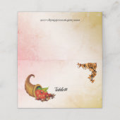 クラシック感謝祭座席表 プレイスカード (外部開封)