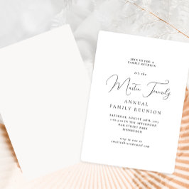 クラシック懇親会ミニマル招待状