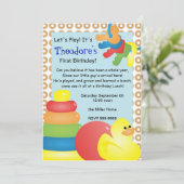 クラシック懐かしいおもちゃ 招待状 (スタンド正面)