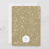 クラシック手書きスクリプトベビーの最初のNoel写真 シーズンカード (裏面)