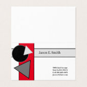 クラシック折り畳み通話カード 名刺 (外部フラット)