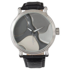 クラシック抽象芸術グラフィックスタイリッシュで見る 腕時計