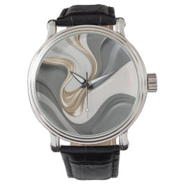 クラシック抽象芸術グラフィックスタイリッシュで見る 腕時計