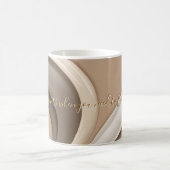 クラシック抽象芸術グラフィックスタイリッシュのマグカップ コーヒーマグカップ (中央)