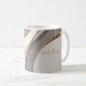 クラシック抽象芸術グラフィックスタイリッシュのマグカップ コーヒーマグカップ (正面右)