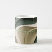 クラシック抽象芸術グラフィックスタイリッシュのマグカップ コーヒーマグカップ (中央)