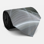 クラシック抽象芸術赤エレガント/黒フラクタルネクタイ ネクタイ (ロール)