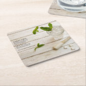 クラシック持頭 スクエアペーパーコースター (アングル)