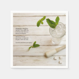 クラシック持頭 スタンダードカクテルナプキン