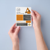 クラシック掘削機、広告建設機 チラシ (手)