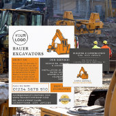 クラシック掘削機、建物 名刺