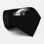 クラシック改造赤と白車ネクタイ ネクタイ (ロール)