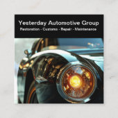 クラシック整備士カード スクエア名刺 (正面)