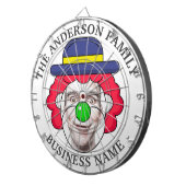 クラシック文字と写真カスタム付きダーツボード ダーツボード (正面右)