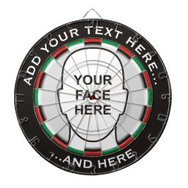 クラシック文字と写真カスタム付きダーツボード ダーツボード