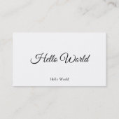 クラシック料 名刺 (裏面)