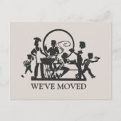 クラシック新しい自宅移動はがき ポストカード (正面)