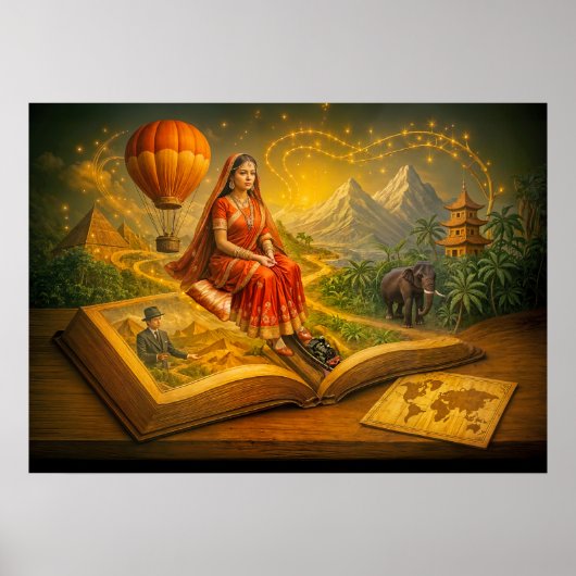 クラシック旅行記からの世界の旅 ポスター (正面)