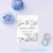 クラシック日付の保存フライヤー チラシ (シングル)