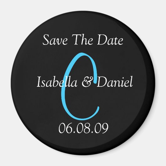 クラシック日付をマグネットとして保存 マグネット (正面)