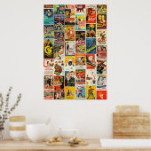 クラシック映画コラージュ ポスター (キッチン)