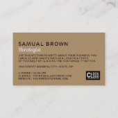 クラシック時計時計時計時計時計時計時計時計時計時計時計時計時計時計時計時計時計時計時計時計時計時計時 名刺 (裏面)