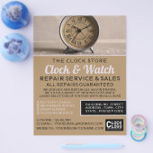 クラシック時計、ホロジス広告ト時計 チラシ (シングル)