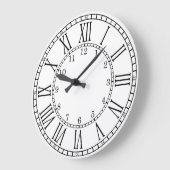 クラシック時計 ラージ壁時計 (傾斜)