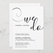 クラシック書の台本結婚は 招待状 (正面/裏面)