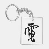 クラシック書中国の – 電気 – #001- キーホルダー (正面左)