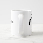 クラシック書中国の – 電気 – #001- ジャンボコーヒーマグカップ (裏面)