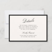 クラシック書古金QRコード詳細 招待状 (正面)