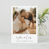 クラシック書跡の結婚文字 招待状 (スタンド正面)