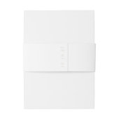 クラシック書道フォーマル赤面ピ結婚ンク 招待状ベリーバンド (裏面例)