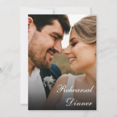 クラシック書道台本フォトリハーサルディナー 招待状 (正面)