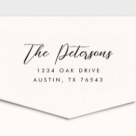 クラシック書道差出人住所 セルフインキングスタンプ