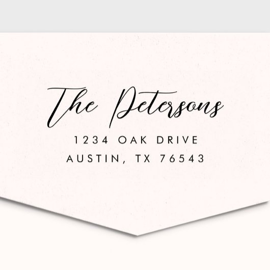 クラシック書道差出人住所 セルフインキングスタンプ