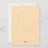 クラシック書道楽しいクリスマス写真 シーズンカード (裏面)