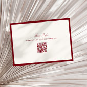 クラシック書道深いレッドオールドお金Rsvp 招待状