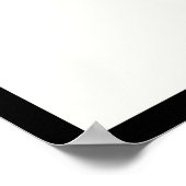 クラシック書道結婚古金 ポスター (角)