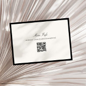 クラシック書道Old Money QRコードRsvp 招待状