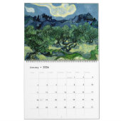 クラシック最高傑作アートワーク カレンダー (1月 2026)