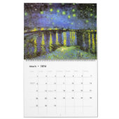 クラシック最高傑作アートワーク カレンダー (3月 2026)