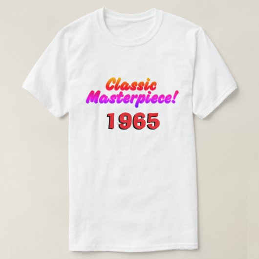 「クラシック最高傑作- 1965」Tシャツ Tシャツ (デザイン正面)