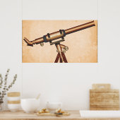 クラシック望遠鏡 ポスター (キッチン)