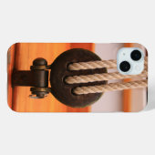 クラシック木製の帆船iPhoneケース Case-Mate iPhoneケース (裏面 (横))